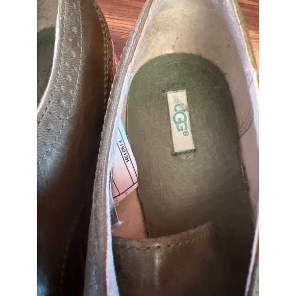 Men’s Olive Green Oxford Shoes — 8 main image 4